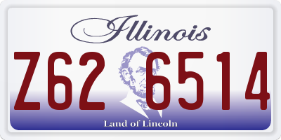 IL license plate Z626514
