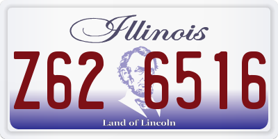 IL license plate Z626516