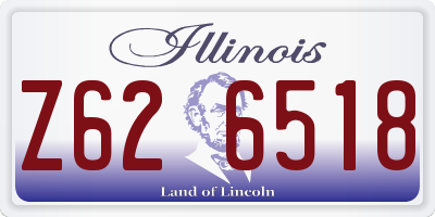 IL license plate Z626518