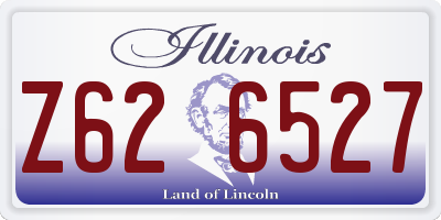 IL license plate Z626527