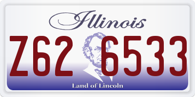 IL license plate Z626533