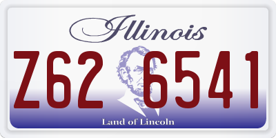 IL license plate Z626541