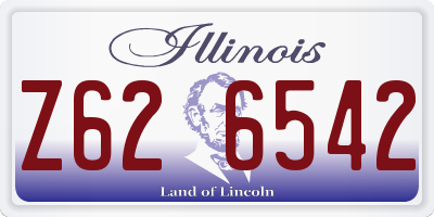 IL license plate Z626542