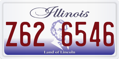 IL license plate Z626546