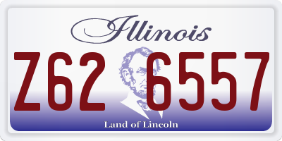 IL license plate Z626557