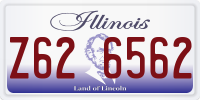 IL license plate Z626562