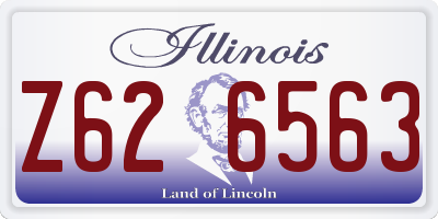 IL license plate Z626563
