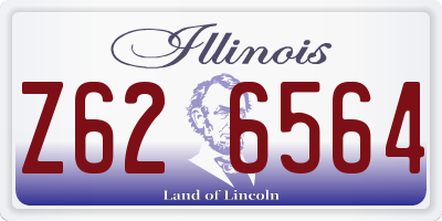 IL license plate Z626564