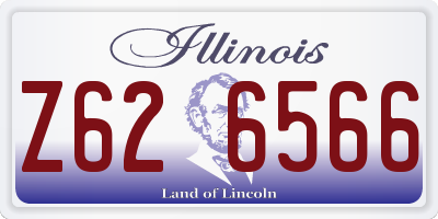 IL license plate Z626566