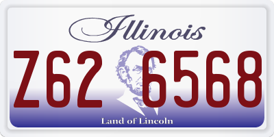 IL license plate Z626568