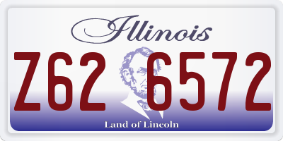 IL license plate Z626572