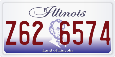 IL license plate Z626574