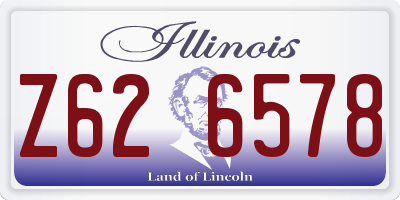IL license plate Z626578