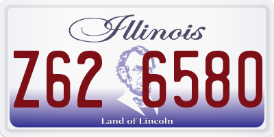IL license plate Z626580