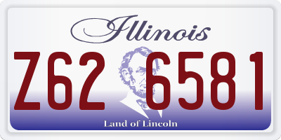 IL license plate Z626581