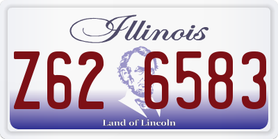 IL license plate Z626583
