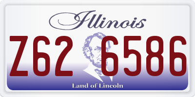 IL license plate Z626586