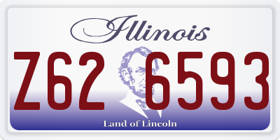 IL license plate Z626593