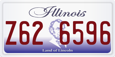 IL license plate Z626596