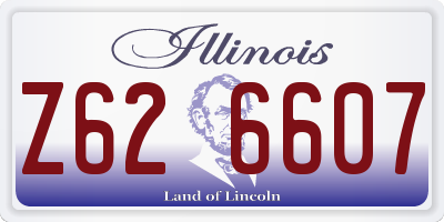 IL license plate Z626607