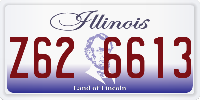 IL license plate Z626613