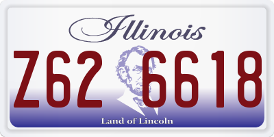 IL license plate Z626618