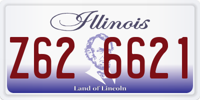 IL license plate Z626621