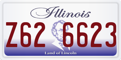 IL license plate Z626623