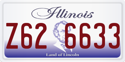 IL license plate Z626633