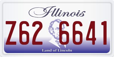 IL license plate Z626641