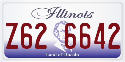 IL license plate Z626642