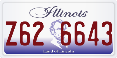 IL license plate Z626643