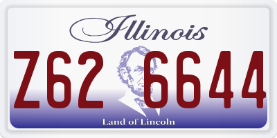 IL license plate Z626644