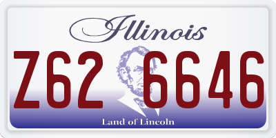 IL license plate Z626646