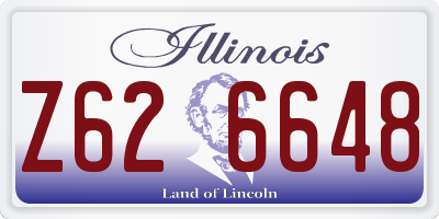 IL license plate Z626648
