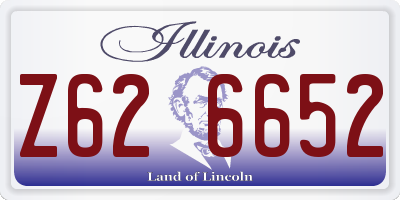 IL license plate Z626652