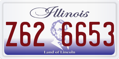 IL license plate Z626653