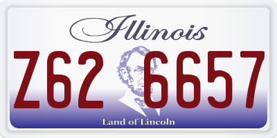 IL license plate Z626657