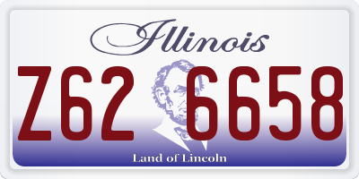 IL license plate Z626658