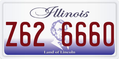 IL license plate Z626660