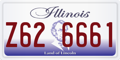 IL license plate Z626661