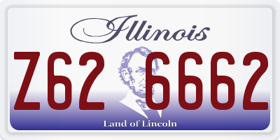 IL license plate Z626662