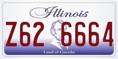 IL license plate Z626664