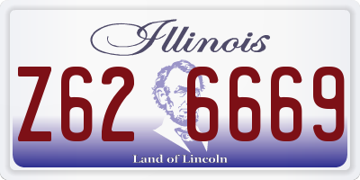 IL license plate Z626669