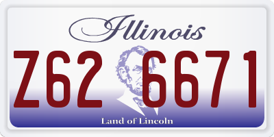 IL license plate Z626671