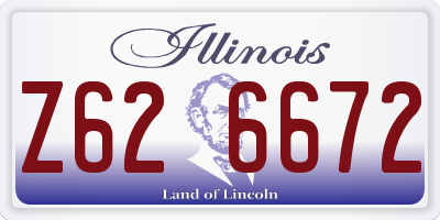 IL license plate Z626672