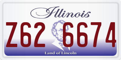 IL license plate Z626674