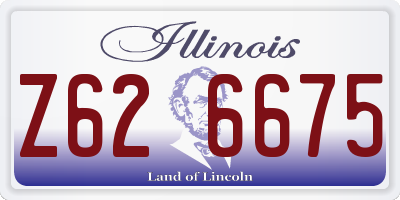 IL license plate Z626675