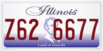 IL license plate Z626677