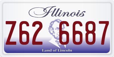 IL license plate Z626687